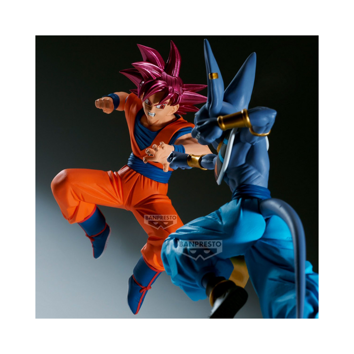 Figurine Prize Match Makers Super Saiyan God Son Goku vs Beerus