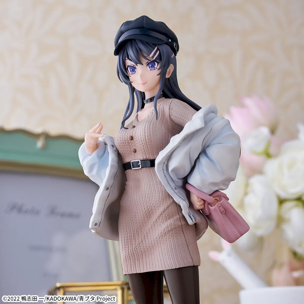 Figurine Rascal ne rêve pas de Bunny Girl Senpai Luminasta « Mai Sakurajima » – vêtements décontractés –