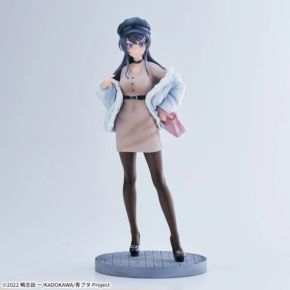 Figurine Rascal ne rêve pas de Bunny Girl Senpai Luminasta « Mai Sakurajima » – vêtements décontractés –