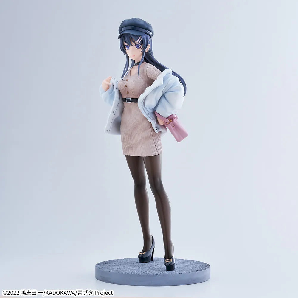 Figurine Rascal ne rêve pas de Bunny Girl Senpai Luminasta « Mai Sakurajima » – vêtements décontractés –