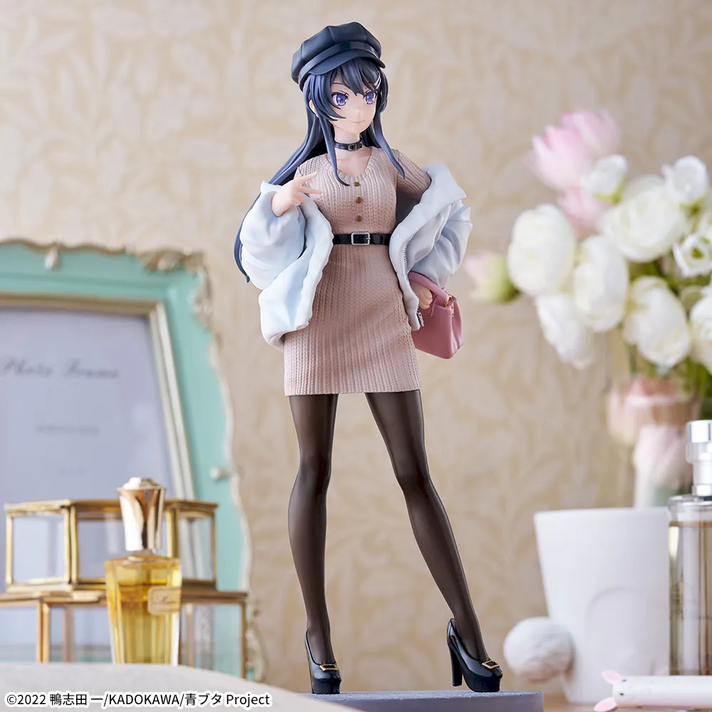 Figurine Rascal ne rêve pas de Bunny Girl Senpai Luminasta « Mai Sakurajima » – vêtements décontractés –