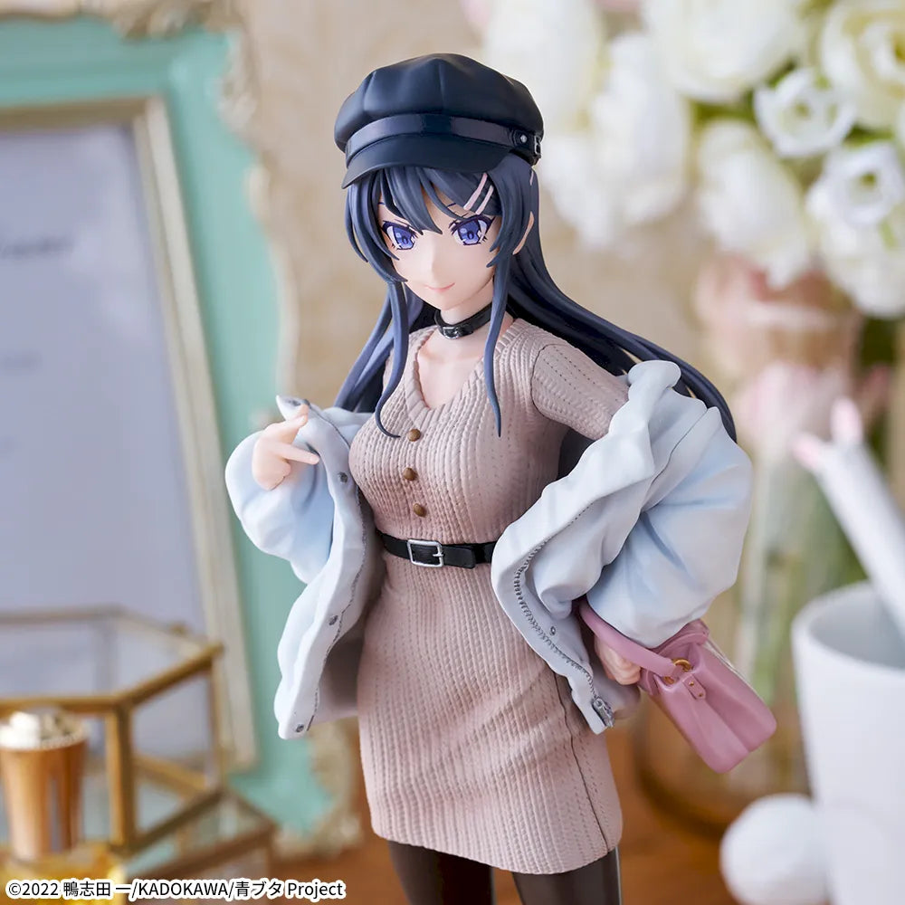 Figurine Rascal ne rêve pas de Bunny Girl Senpai Luminasta « Mai Sakurajima » – vêtements décontractés –