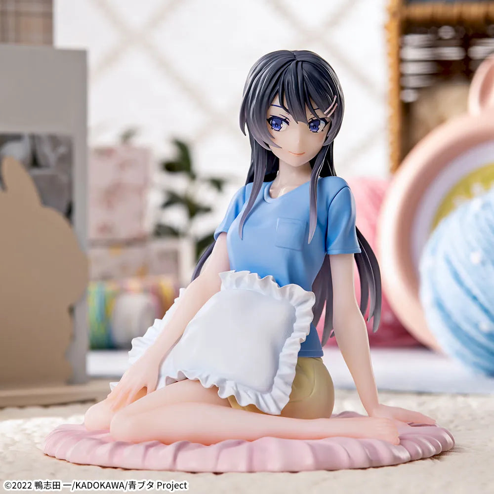 Figurine Rascal ne rêve pas de Bunny Girl Senpai — pyjama Mai Sakurajima de la marque Luminasta