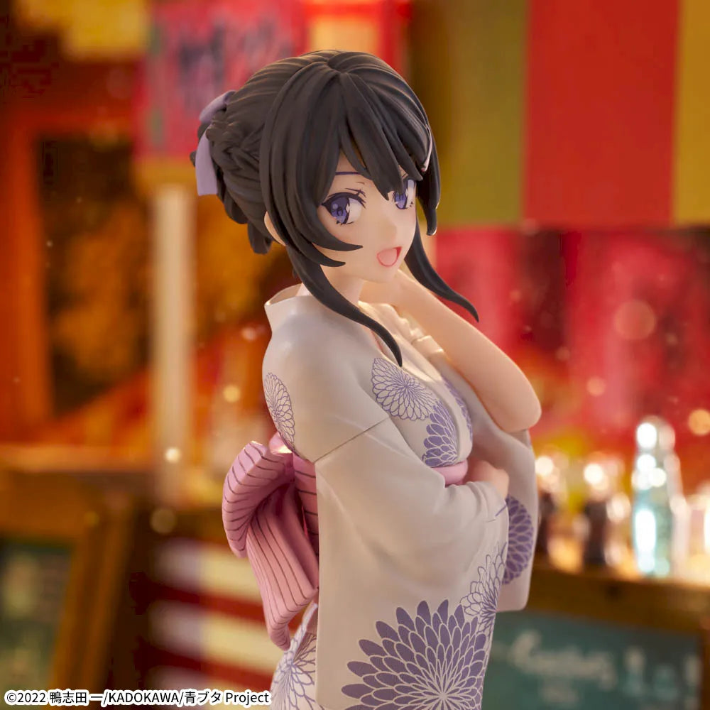 Figurine Rascal ne rêve pas de Bunny Girl Senpai — Yukata Luminasta de Mai Sakurajima