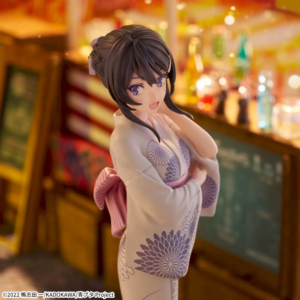 Figurine Rascal ne rêve pas de Bunny Girl Senpai — Yukata Luminasta de Mai Sakurajima