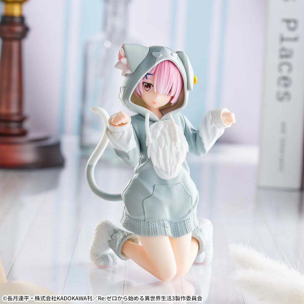 Figurine Re:ZERO - Commencer une nouvelle vie dans un autre monde Yumemirize « Ram » - Pack tout doux -
