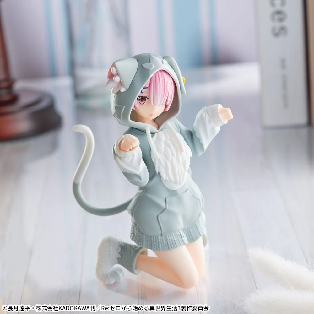 Figurine Re:ZERO - Commencer une nouvelle vie dans un autre monde Yumemirize « Ram » - Pack tout doux -