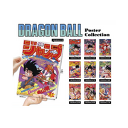 Goodie Dragon Ball Flat Gashapon Poster Collection Set des 10