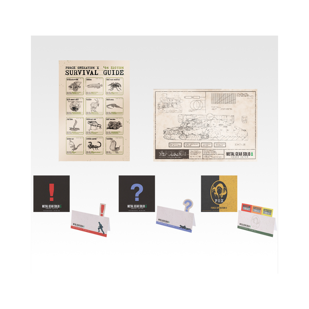 Goodie Ichiban METAL GEAR SOLID Δ: SNAKE EATER: Sationery Set des 5