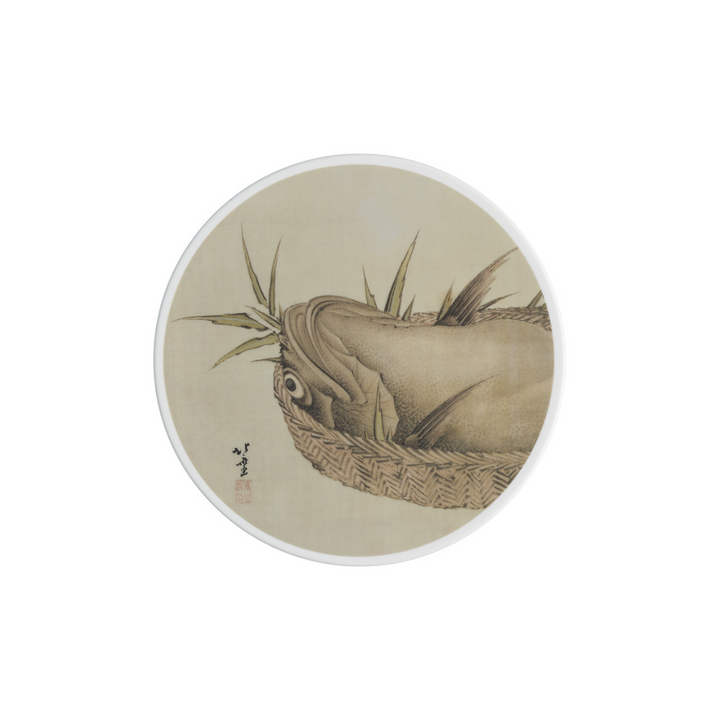 Goodies Ichiban Katsushika Hokusai: Hand-Drawn Drawing Flat Plate