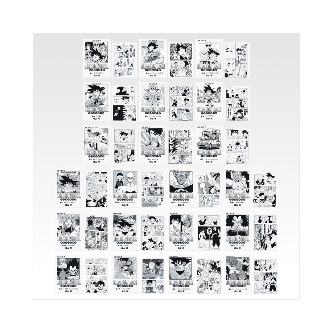 Goodies Ichiban Kuji DRAGON BALL 40th Vol.1: Comics Clear File Vol.1~Vol.21 Set des 21