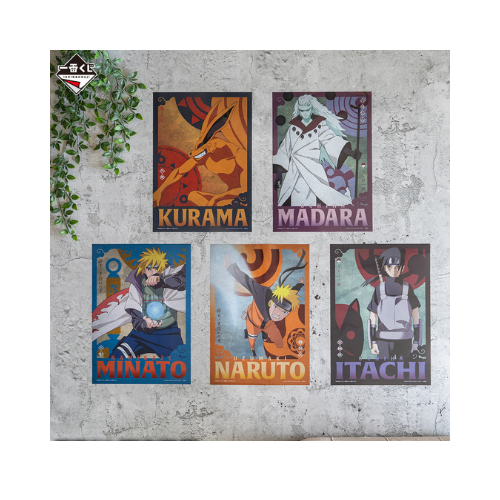 Goodies Ichiban Naruto Shippuden Shinobi no Kizuna: Poster set des 10