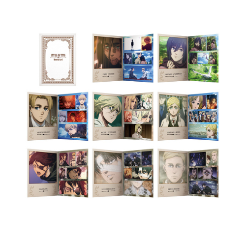 goodies Ichiban Attaque des Titans Rumble of the Earth :   LOT DE 8 carte commémorative lot G