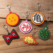DRAGON BALL Sagara Embroidered Keychain